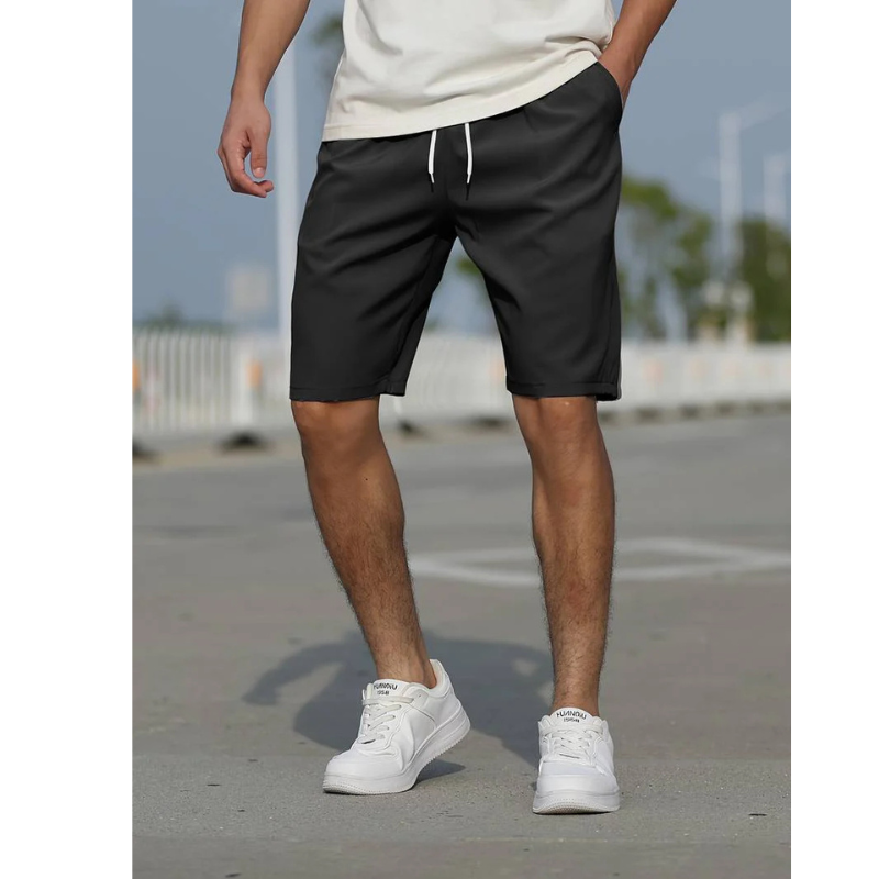 CASS | CASUAL SHORTS WITH DRAWSTRINGS