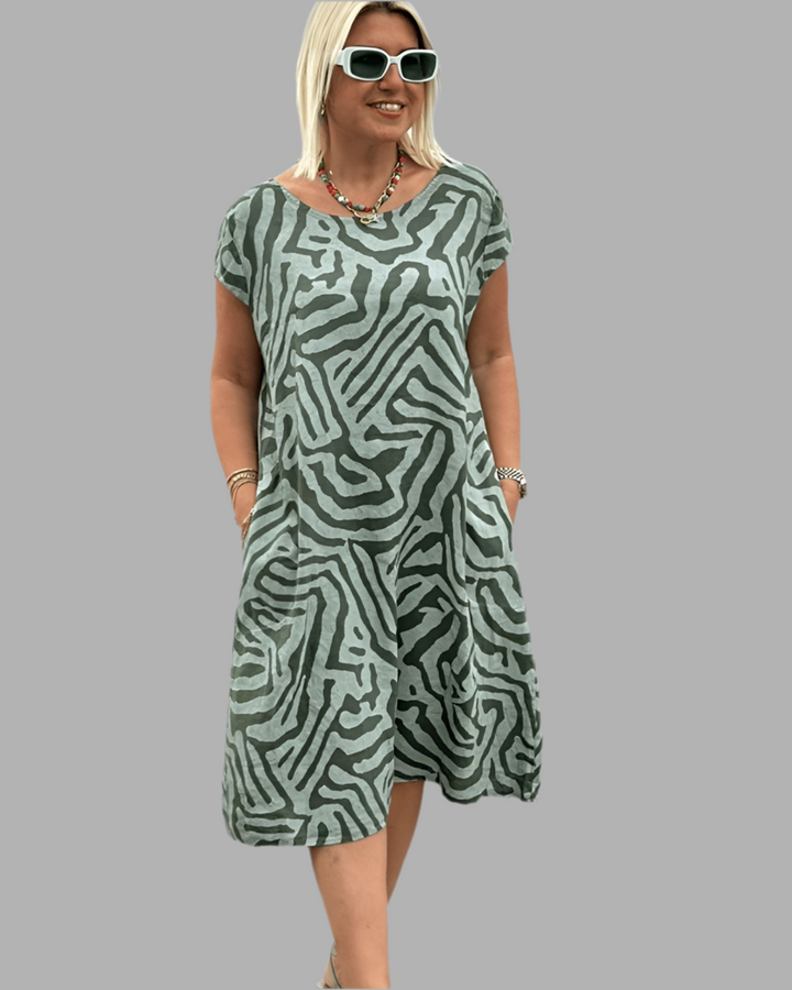 CAMILIA | ELEGANT DRESS WITH PRINT