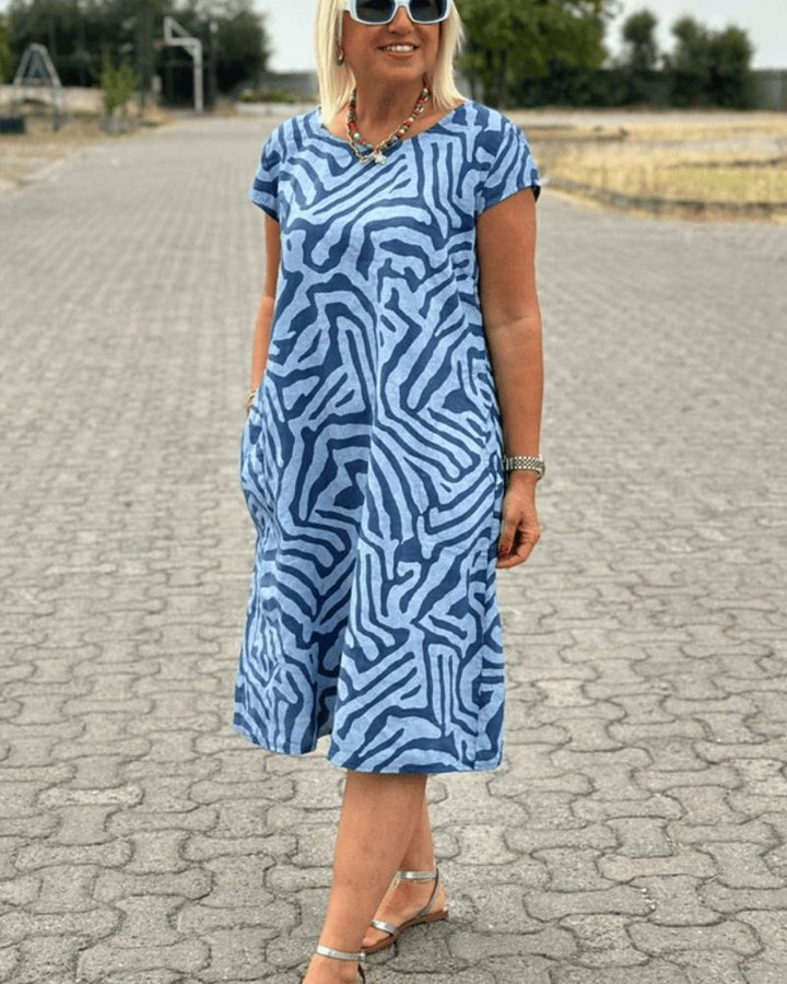 CAMILIA | ELEGANT DRESS WITH PRINT