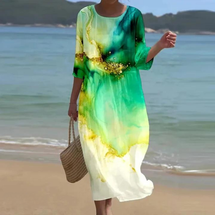 WILMA | ELEGANT DRESS WITH TUMMY COVERAGE
