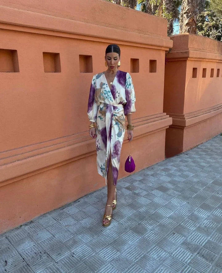 AVRIL | ELEGANT COLOURFUL DRESS