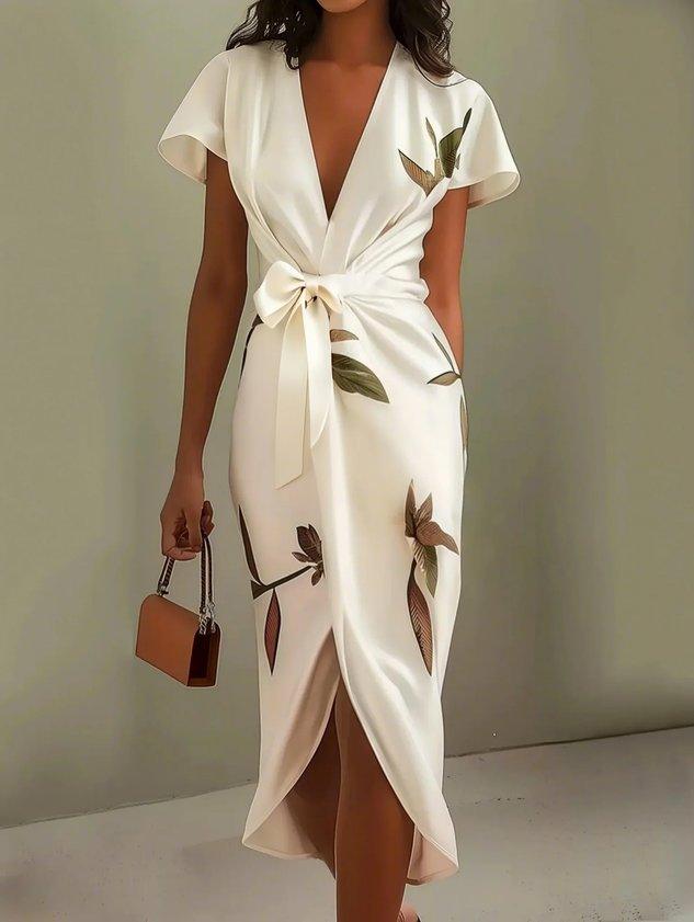 AMIRAN | ELEGANT WRAP DRESS