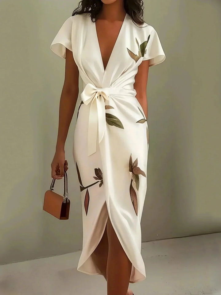 AMIRAN | ELEGANT WRAP DRESS