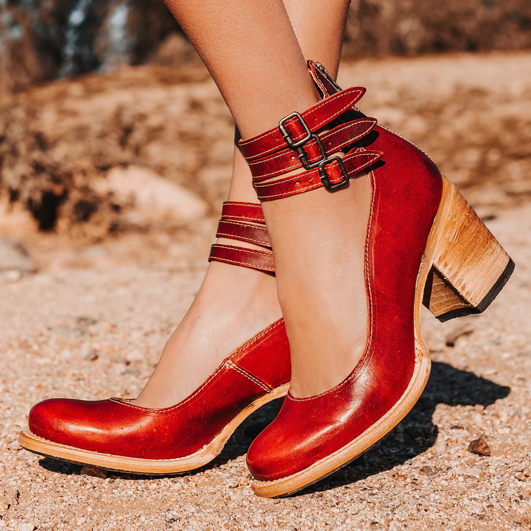 CORA | ELEGANT VINTAGE LOOK PUMPS