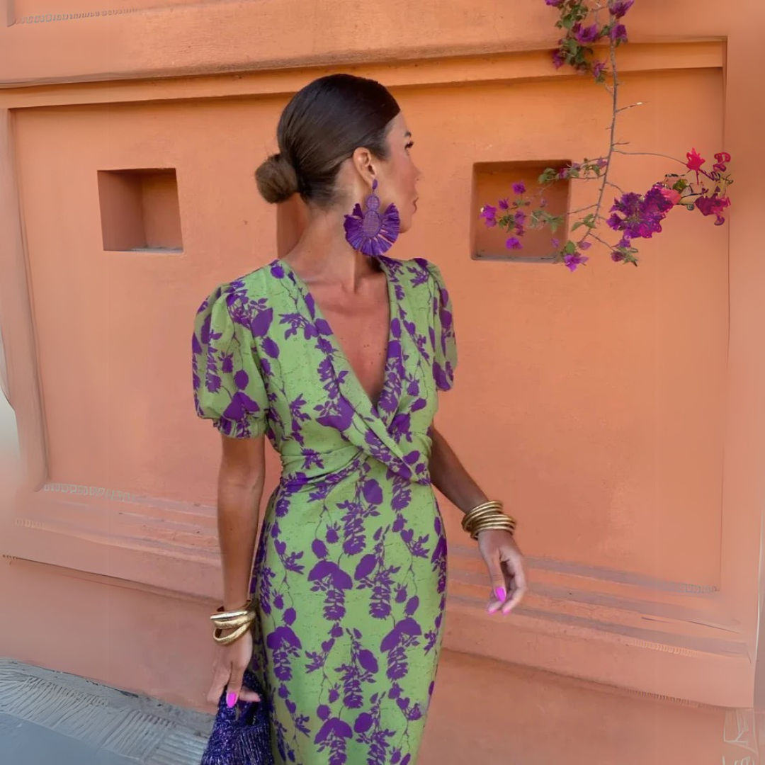 DANI | ELEGANT COLOURFUL DRESS