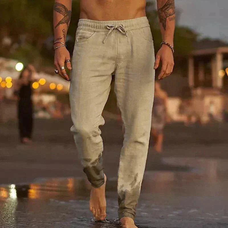 CALVIN | MEN'S LINEN STYLE PANTS