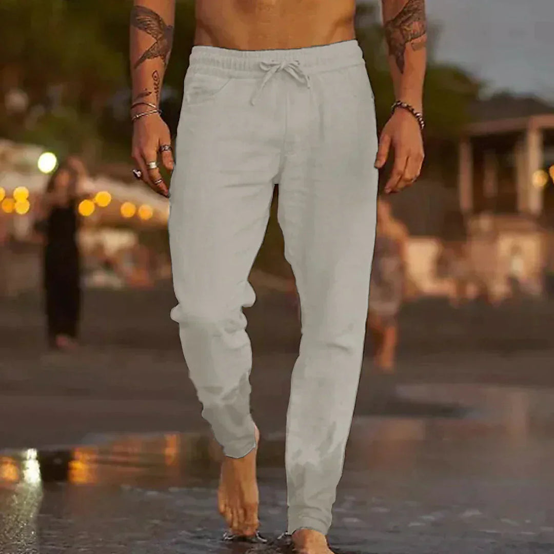 CALVIN | MEN'S LINEN STYLE PANTS