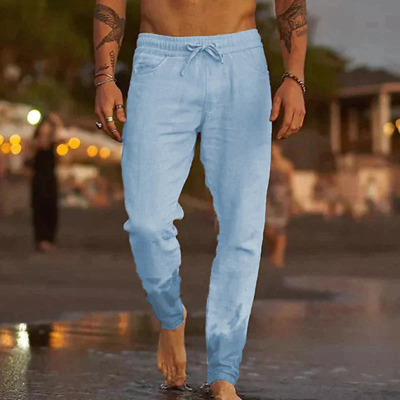 CALVIN | MEN'S LINEN STYLE PANTS