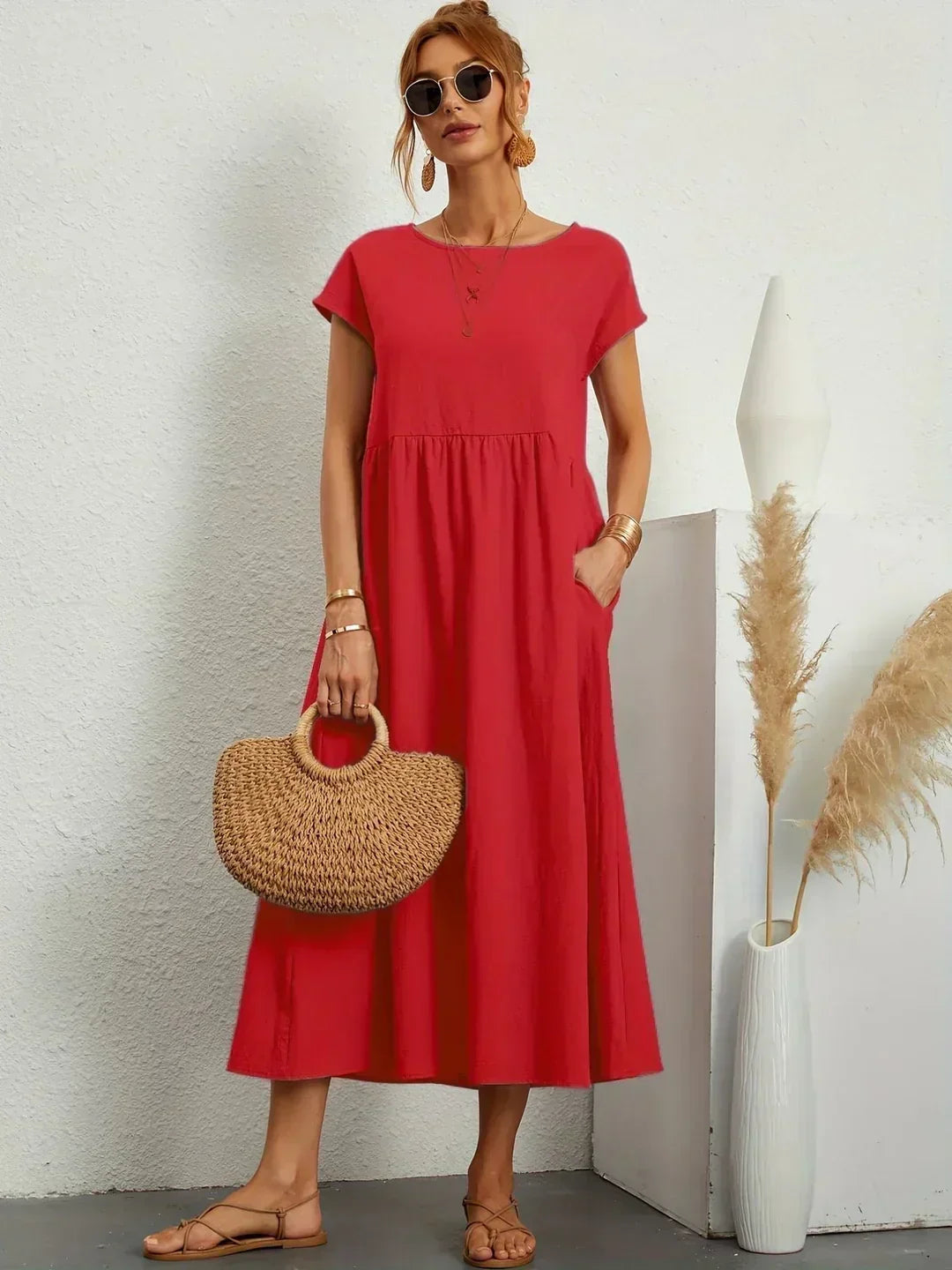 NATALY | RELAXED MIDI DRESS