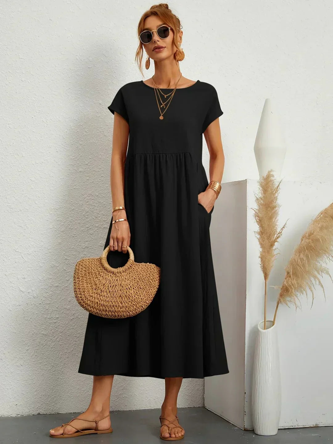 NATALY | RELAXED MIDI DRESS
