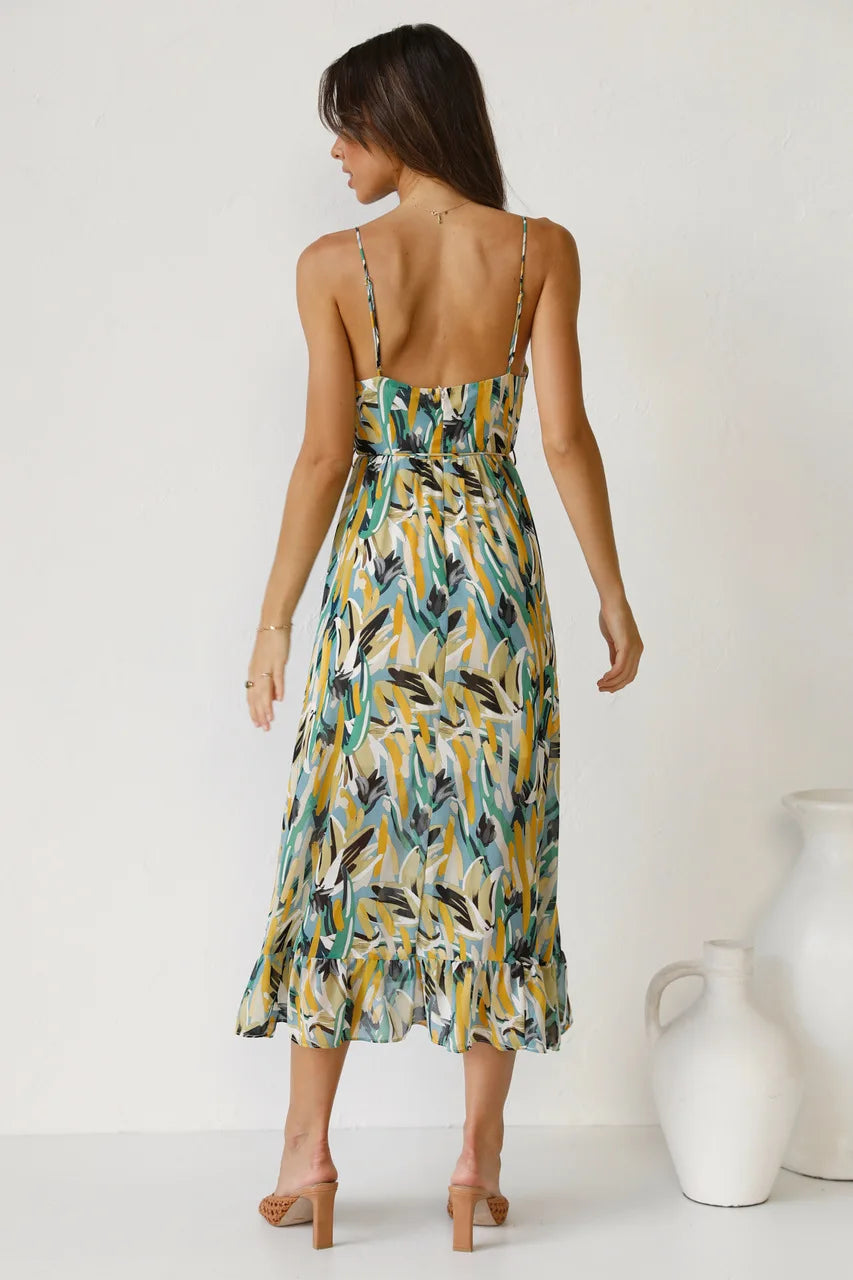 MIRANDA | ELEGANT COLOURFUL DRESS