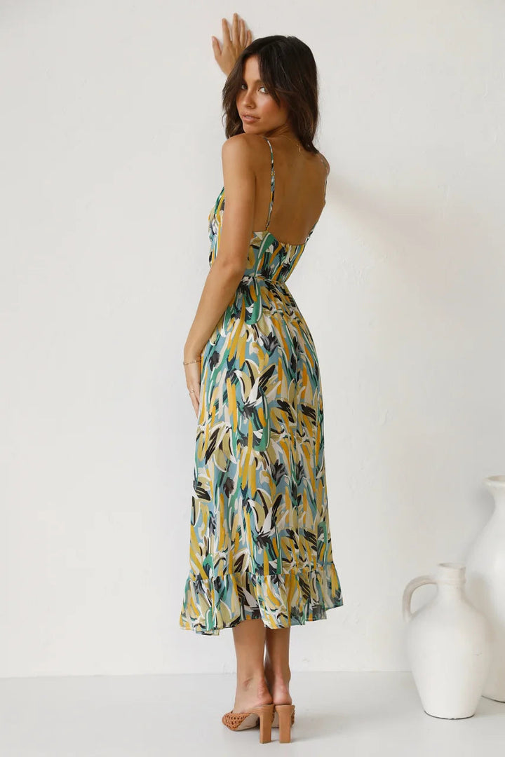 MIRANDA | ELEGANT COLOURFUL DRESS