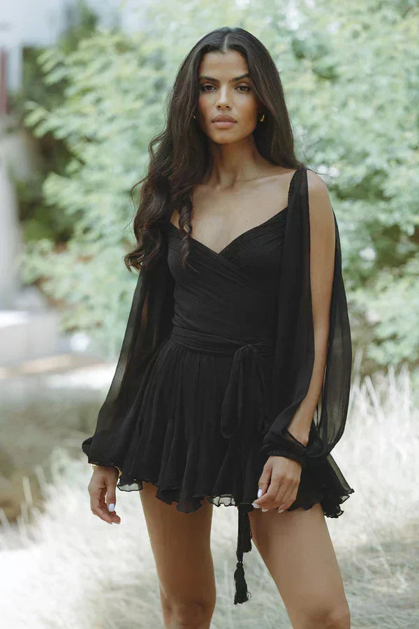 LOUISA | MINI DRESS WITH ELEGANT SLEEVES