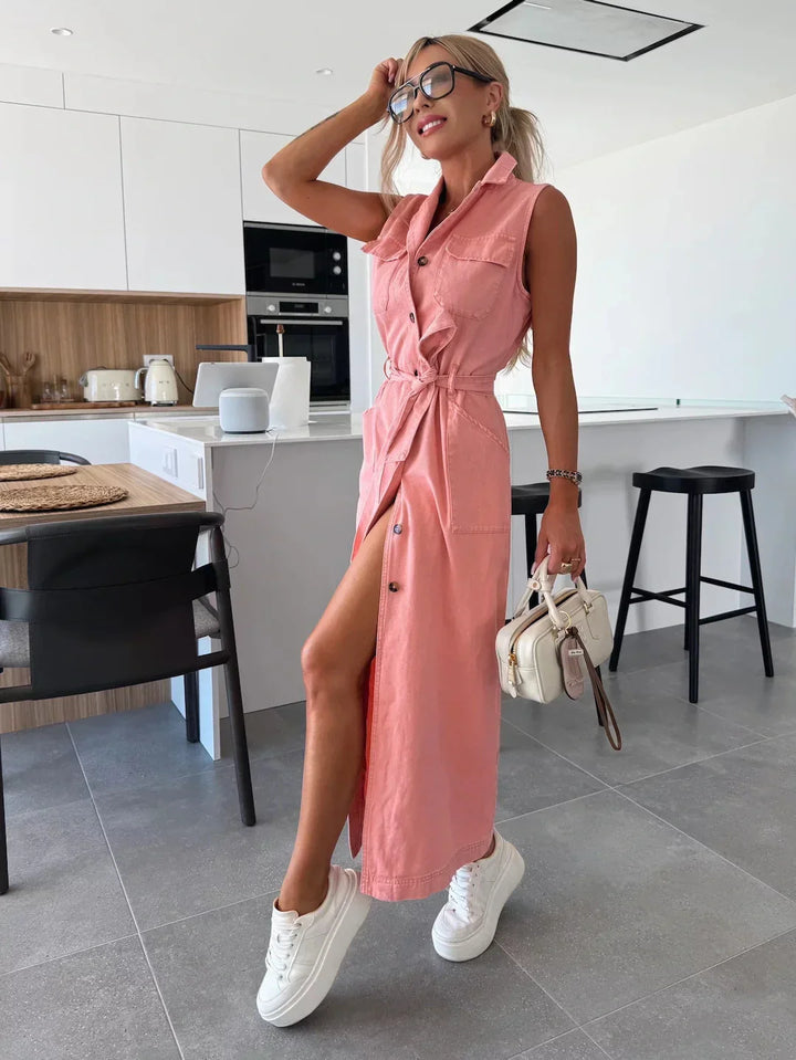 LOLA | MAXI DENIM DRESS