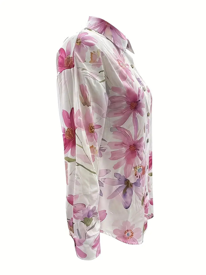 CAYLIN | ELEGANT LIGHTWEIGHT FLORAL BLOUSE