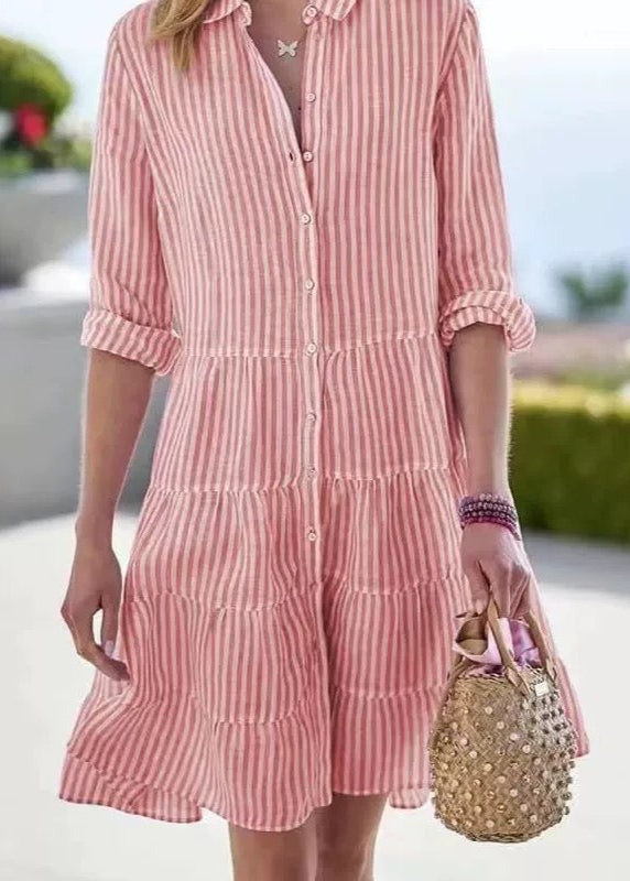 CARINA | ELEGANT STRIPED DRESS