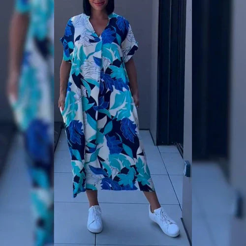 XANDRA | ELEGANT DRESS WITH PRINT