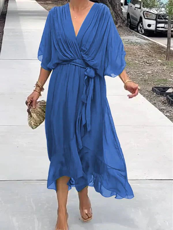 DARIA | ELEGANT DRESS WITH V-NECK